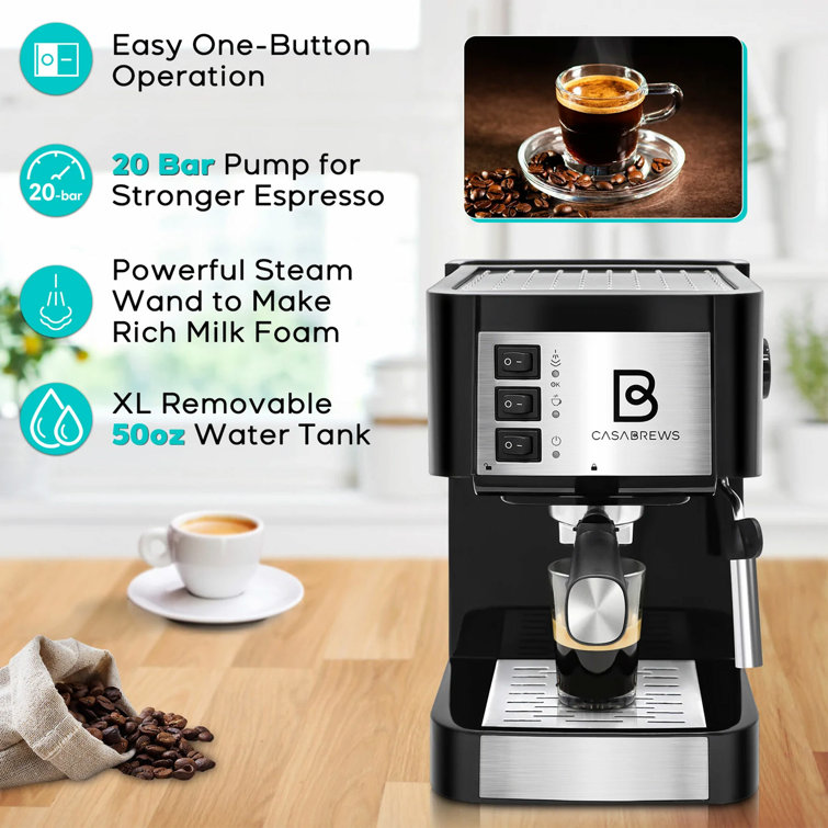 Compact store expresso machine